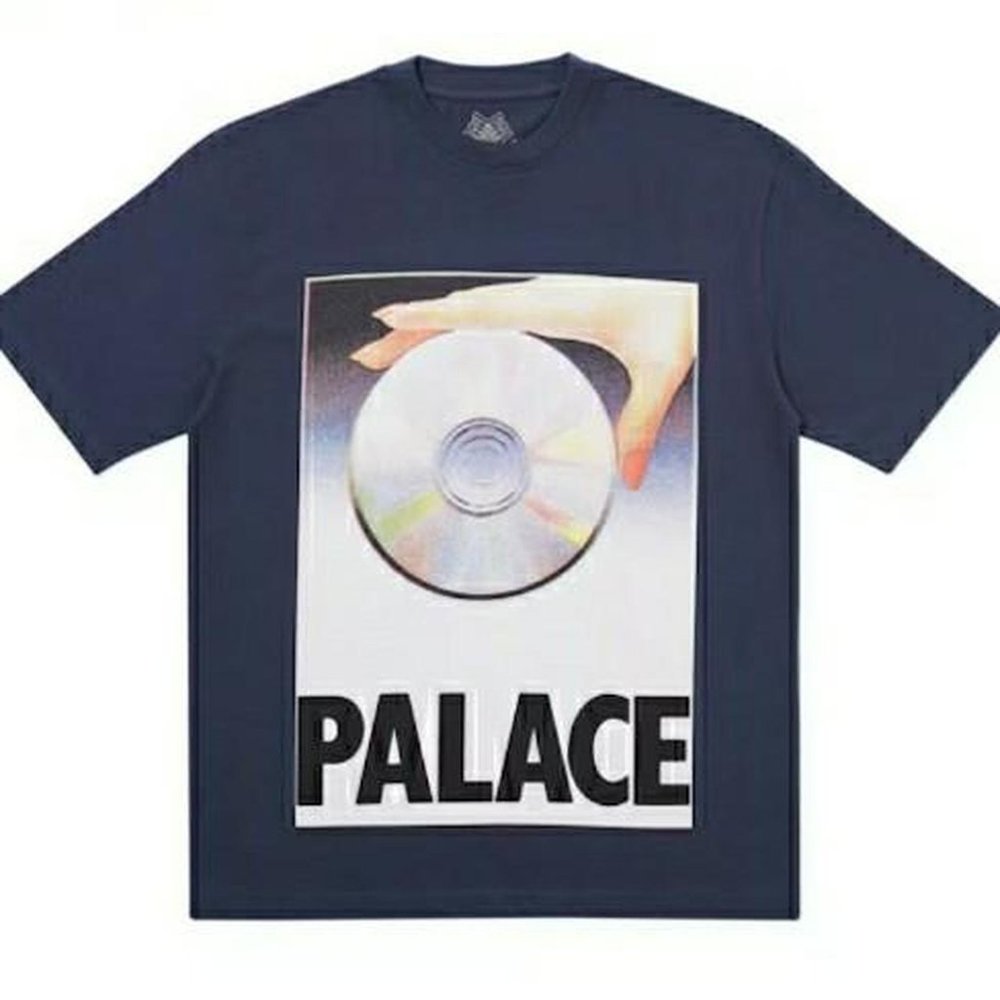 PALACE SKATEBOARDS See-D t-shirt navy men's size Large